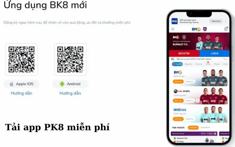 Tải app PK8