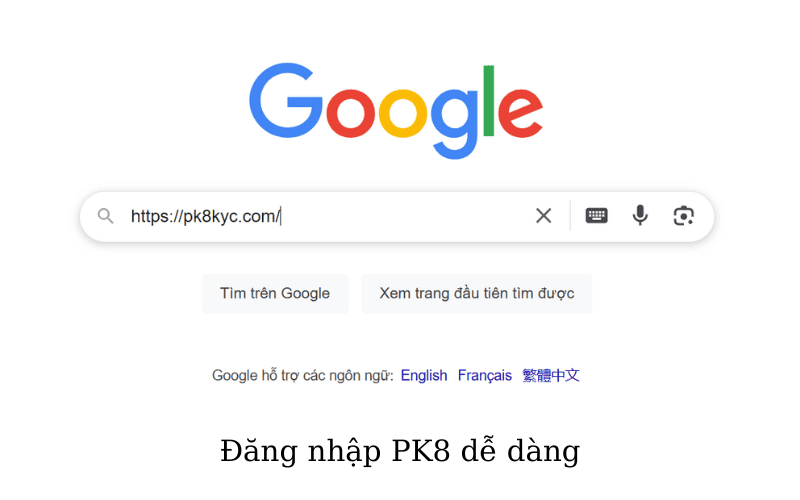 Đăng nhập PK8